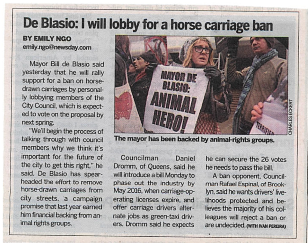 DeBlasio-lobby-horse-carriage-ban