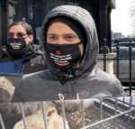 Live animal market protest