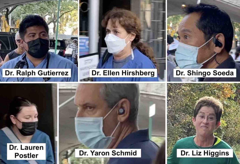 Photo of Dr. Ralph Gutierrez, Dr. Ellen Hirshberg, Dr. Shingo Soeda, Dr. Lauren Postler, Dr. Yaron Scmid and Dr. Liz Higgins