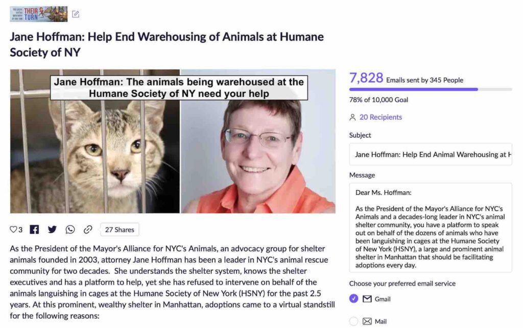 Why is the Humane Society of New York Warehousing Animals? - Their Turn